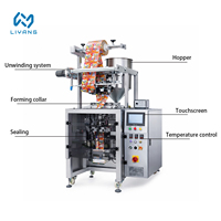 Machine de remplissage automatique de liquides contrôlée par PLC, modèle compact, pour sachets d'échantillons de 5 ml (conditionneur, shampoing)
