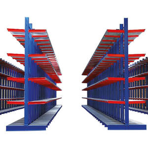 מערכת מדפים קנטילבר מפלדה Q235 לעומסים כבדים לאחסון צינורות ארוכים ועץ במחסנים תעשייתיים - Product Image 6