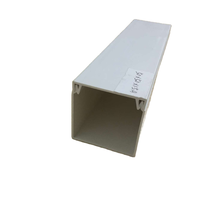 Goulotte de câbles en PVC ignifuge 16x16 20x10 25x16 25x25 39x19 40x25 50x25 75x75 Conduits de câblage Gestion des câbles solides