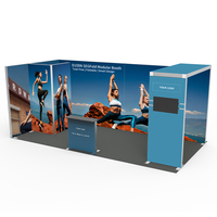ADMAX – Nouvelle structure modulaire pliable, légère, écologique et portable 10x20, sans outil, prête pour la sublimation, étanche, pour le commerce