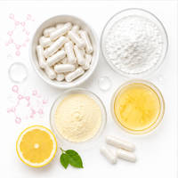 Capsules éclaircissantes OEM à marque privée L-Glutathion Vitamine C pour l'éclat de la peau, soutien antioxydant et supplément blanchissant
