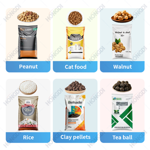 Machine d'emballage semi-automatique à quatre têtes avec double sortie pour granulés, idéale pour l'emballage de céréales, noix et graines alimentaires - Product Image 4