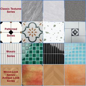 Carreaux en porcelaine de qualité supérieure antidérapants à haute brillance 60x60, aspect marbre glacé, briques réfractaires pour l'extérieur, pour salle de bain ou cuisine, carreaux en pierre - Product Image 4