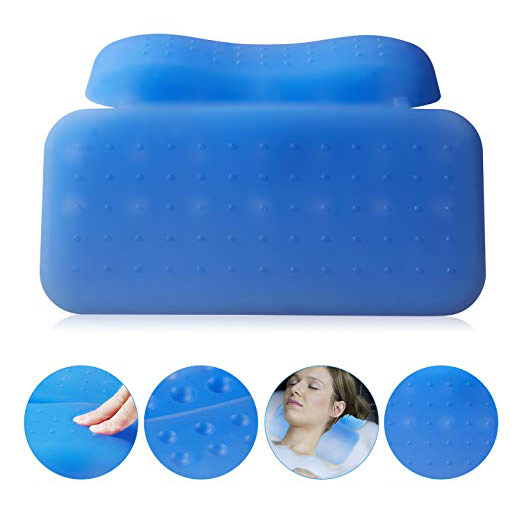 Оптовая продажа, подушка для ванны, 3D сетчатая подушка для ванны с присоской, спа для ванны в ванной комнате