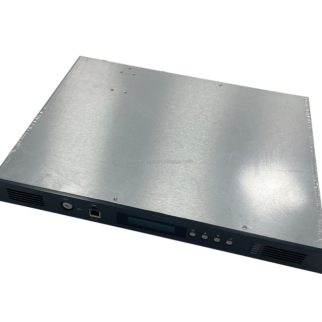 1550nm 2 Way RF Output 2*7dBm Directly Modulation CATV Optical Transmitter with AGC and Dual Power Supply and Simple Network Man