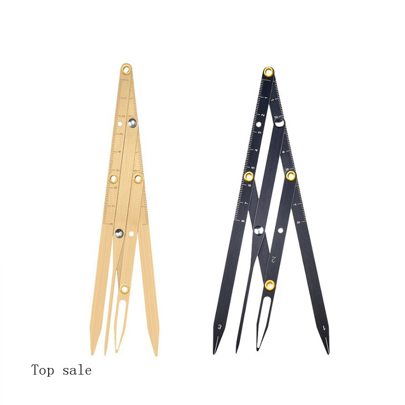 Линейка для придания формы бровям/микроблейдинг, металлическая линейка для перманентного макияжа бровей/штангенциркуль для бровей