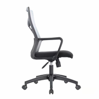 Vente en gros, meubles de maison, moderne, dos moyen, pivotant, ergonomique, bon marché, chaise de personnel, bureau, ordinateur, chaise en maille