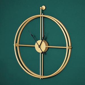 Hộ Gia Đình Được Ký Hợp Đồng Khôi Phục Những Cách Cổ Xưa Phòng Khách Sắt Đồng Hồ Treo Tường Nghệ Thuật Đồng Hồ Trang Trí Tròn Đồng Hồ Kim Loại Im Lặng - Product Image 4