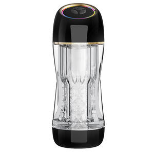 Volledig automatische masturbatie-apparaat voor mannen, met sterrenhemel-ontwerp, elektrisch, vibrerend, zuigend, met dubbele motor, herverpakt, met LOGO. - Product Image 5