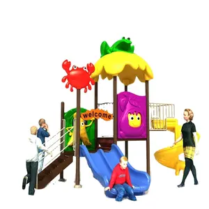 Commercial Dynamic Outdoor Playground Equipment with LLDPE Indoor Plastic Slide for Public Gardens Adventure Parks Kids