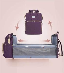 Xác ướp Túi Hot Bán công suất cao rắn xác ướp túi bé tã giường Ba Lô Xách Tay Gấp cũi với USB sạc - Product Image 4