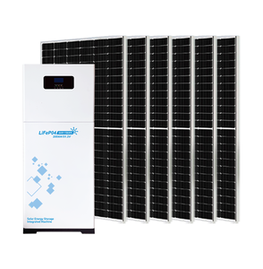 Sistema di Energia <span class=keywords><strong>Solare</strong></span> <span class=keywords><strong>per</strong></span> Condizionatore, Lavatrice, Frigorifero, Fornello, Bollitore, Laptop, Illuminazione con Batteria Lifepo4 - Product Image 2