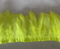 15-20cm couture tissu ruban ruban plume d'oie frange garniture pour bricolage artisanat vêtements robe Costume chapeau accessoire fête décor à la maison