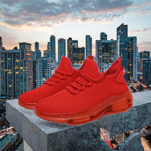 Zapatillas de Running Tejidas para Hombre 2025, Cómodas, Nuevas, con Amortiguación, Antideslizantes, con Suela Acolchada Resistente al Desgaste, Tendencia de Moda - Product Image 3