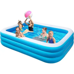 Outdoor Portable Pvc Inflatable Swimming Pool For Kids And Adults Inflatable Pool