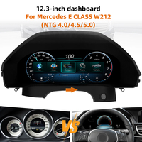 Tablero de Instrumentos Linux de 12.3 Pulgadas para Mercedes-Benz Clase E W212 2010-2016 |   CarPlay Inalámbrico con Resolución NTG 4.0/4.5/5.0, Conexión Automática Plug and Play