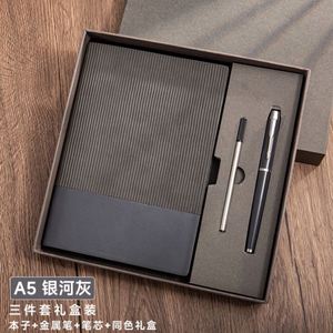 Customizable Red PU Leather Notebook Thermos Cup Gift Set Wholesale Promotional Luxury Business Pen Water Bottle <b>Journal</b> Set - Product Image 3