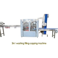 Ligne de production professionnelle pour la mise en bouteille de petites boissons, machine de remplissage, de bouchage et d'étiquetage de bouteilles d'eau