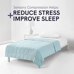 2025 Offre Spéciale personnalisé bambou anxiété autisme refroidissement couverture pondérée couverture adulte traitement couverture - Product Image 3