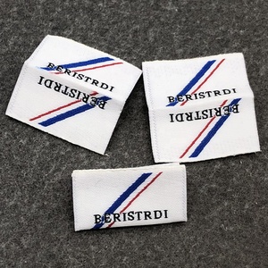 2025 Tùy Chỉnh Mật Độ Cao May Dệt Nhãn Nhà Máy Sản Xuất Nhanh Chóng Cổ Quần Áo Nhãn Thẻ - Product Image 5