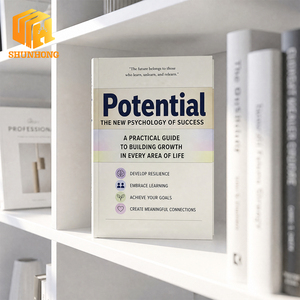 Stampa Personalizzata di <span class=keywords><strong>Libri</strong></span> con Copertina Rigida, Auto-Aiuto e Sviluppo Personale, Copertina a Colori Sfumati, Design con Icone, Libro di Psicologia e Successo - Product Image 3
