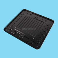Bandeja de Transporte Apilable YZG de Plástico HDPE Resistente y Duradero de 1-3 mm de Espesor, Moldeada al Vacío, para Almacenamiento de Herramientas