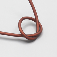 Kabel Mikrofon Ganda Berkualitas Tinggi Warna Coklat, Kabel Audio Tembaga Bebas Oksigen untuk Home Theater dan Penggunaan Multimedia