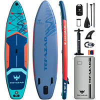 Nouvelle planche à pagaie gonflable (SUP) avec matériau Drop Stitch - Écologique et portable