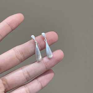 Pendientes de Plata de Ley S925 con Zafiro, Diseño Retro y Moderno, Versátiles para el Uso Diario - Product Image 5