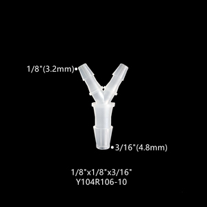 Oem/Odm Y-Vormige Buisconnector Plastic Wye 3 Manieren Slang Weerhaak Fittingen - Product Image 3