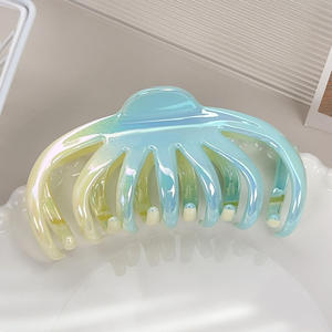 LRTOU Vente en gros d'accessoires de <span class=keywords><strong>cheveux</strong></span> pour femmes à la mode Pinces à <span class=keywords><strong>cheveux</strong></span> dégradées haut de gamme Griffe de <span class=keywords><strong>cheveux</strong></span> en plastique pour filles - Product Image 5