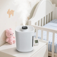 2025 5L Top Fill Water Cool Mist Humidificateur Umidificador De Ar électrique intelligent humidificateur d'air à ultrasons avec Led