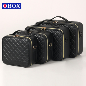 New Arrival hàng năm nghệ sĩ trang điểm Túi du lịch thời trang xách tay mỹ phẩm Organizer với dây kéo đóng cửa cho vẻ đẹp trường hợp - Product Image 5