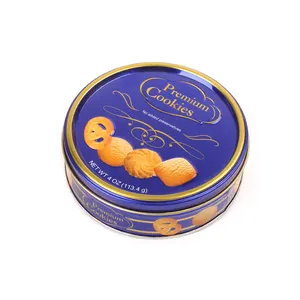 fibre biscuit Classic Blue tins Butter Cookies healthy Cookies Sweet Biscuit Supplier