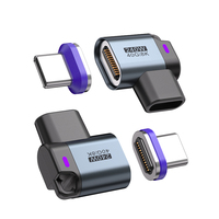 Adaptateur magnétique T10 240W |   Adaptateur Mini Type C en forme de T 24 broches 8K 40 Gbps avec embouts magnétiques iOS, USB-C et Micro