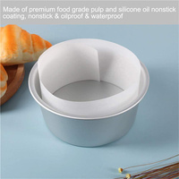 Premium Quality 40gsm Double-Sided Greaseproof Parchment Paperboard Liner for Cake Pans Springform Pans Baking Bread Food