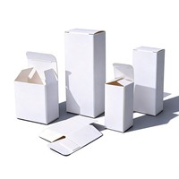 Caja de Cartón con Tapa Plegable para Tubos de Brillo Labial, Cajas de Papel para Cosméticos, Cajas de Embalaje con Logotipo Personalizado para Marcas de Belleza