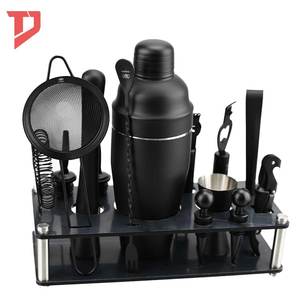 Mojito Shaker a <strong>Set</strong> of Professional bar Tools <strong>Cocktail</strong> <strong>Maker</strong> Drink Mix Shaker <strong>Set</strong> Matte Black <strong>Cocktail</strong> Shaker <strong>Set</strong> - Product Image 6