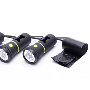 Dispensador de bolsas de caca de perro con iluminación de linterna LED ecológica personalizada, caja de almacenamiento de basura para mascotas, recolector de inodoro fabricado - Product Image 1