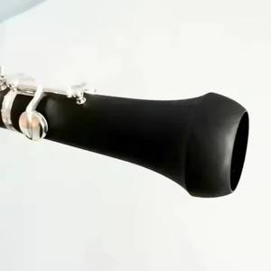 Oboe populaire en bakélite, caoutchouc dur, plaqué argent, 17 touches - Product Image 6