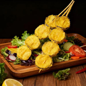 Caja de <span class=keywords><strong>Berenjenas</strong></span> Fritas <span class=keywords><strong>Congeladas</strong></span>, Preparadas para Asar, Crujientes, Brochetas de Berenjena - Product Image 1