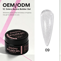 Gel Constructeur Professionnel Transparent en Pot – Gel Dur à Faible Température de Haute Qualité pour Extension d'Ongles en Salon et Nail Art