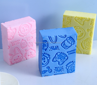 Éponge exfoliante douce, éponge de bain pour enfants et adultes, éponge PVA pour éliminer les peaux mortes, accessoires de nettoyage corporel pour la salle de bain