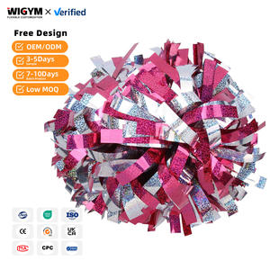New Design Innovative Metal & Plastic Cheerleading Pompoms Unique Stylish Fashionable Trendy Customizable - Product Image 1