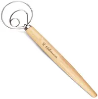 1pc, Danish Dough Whisk, Danish Dough Mixer, Danish Dough Blender, Dutch  Bread Whisk, Wooden Hand Mixer, Bread Baking Tools For Cake Bread Pizza Past