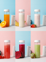 Mixeur portable USB rechargeable 0,4 L pour fruits, mini-presse-agrumes, blender à smoothies