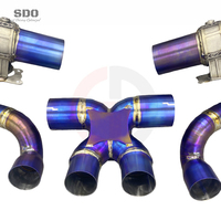 Échappement complet en titane SDO Performance pour Chevrolet Corvette C8 Z06 5.5L 2023-2026, catalyseur à haut débit avec soupape OEM