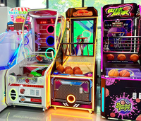 Machine de jeu d'arcade de tir au basket KML K-2022 certifiée CE pour enfants, version anglaise, puissance 200W, fonctionnement à monnayeur, garantie 12 mois, vente en gros