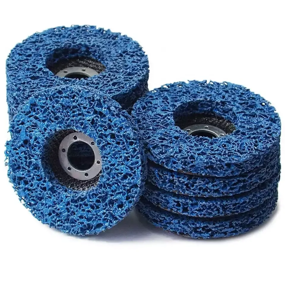 115Mm Blauw/Paars/Zwart Schoon En Stripschijfverf Roest Verwijderen Slijpschijf