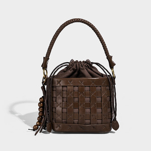 Sac Seau Tressé en PU Fait Main Tendance Française pour Femme – Idéal Quotidien, Loisirs, Trajet Quotidien, Sorties – Sac à Bandoulière Unique ou Croisé pour Femme - Product Image 3